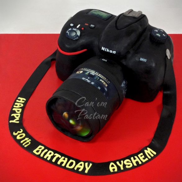 Nikon D800 Cake, Nikon Cake, Fotograf Makinesi Pastası, Nikon Pasta, Model Pasta