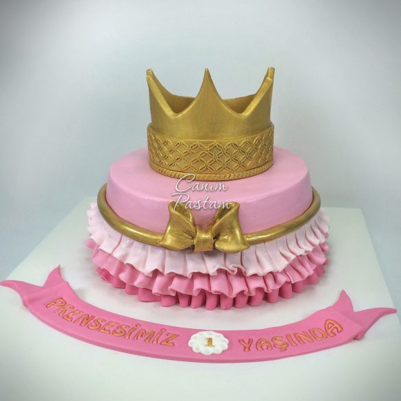 Crown Cake Princess Cake Prenses Tacı Pasta