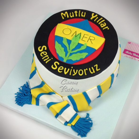 FB Pasta Fenerbahçe Logo Pasta Fenerbahçe Cake