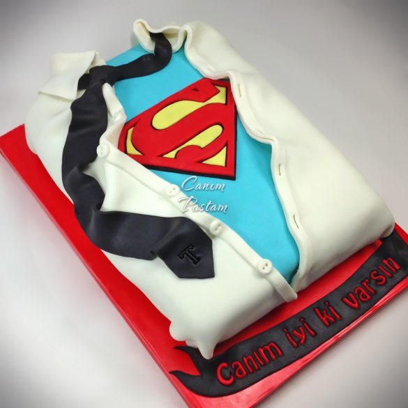 Superman Cake Superhero cake